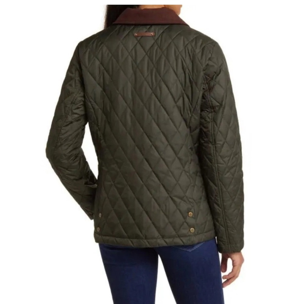 Ralph Lauren Women’s Medium Olive‎ Green Quilted Barn Jacket - Picture 2 of 10